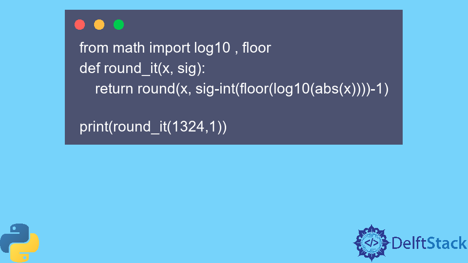 Round Python Significant Figures